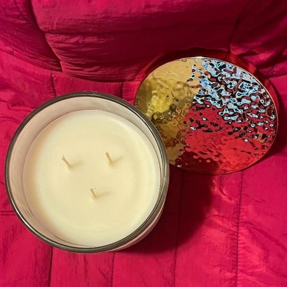 NEW 3 WICK TUSCANY SNOW GAZING SOY BLEND & ESSENTIAL OILS SCENTED CANDLE - Picture 7 of 7